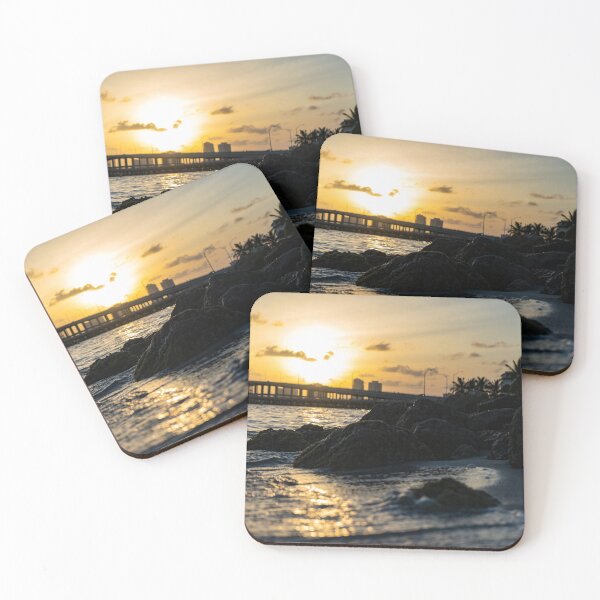 Item preview, Miami Beach Florida Sunset FL Watefront designed and sold by Piper-Deals.