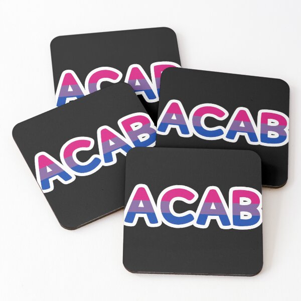 Item preview, Bi Pride ACAB designed and sold by BubbleMeTender.