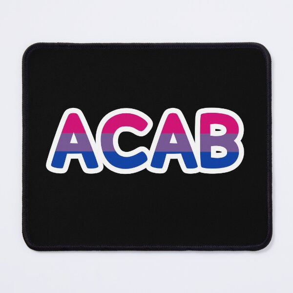 Item preview, Bi Pride ACAB designed and sold by BubbleMeTender.