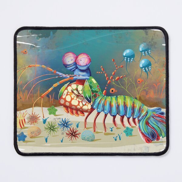 Item preview, Peacock Mantis Shrimp designed and sold by Karin Taylor.