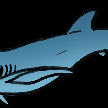 Artwork thumbnail, Blue Shark by RaspberryMoon