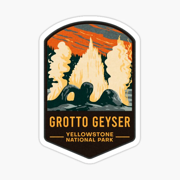 Artikel-Vorschau von Grotte Geyser Yellowstone National Park, designt und verkauft von JordanHolmes.