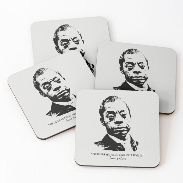 Item preview, James Baldwin Quote (Worn Look) designed and sold by politicalamity.
