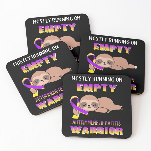 Item preview, Mostly Running On Empty Autoimmune Hepatitis Warrior designed and sold by Brad-FI.