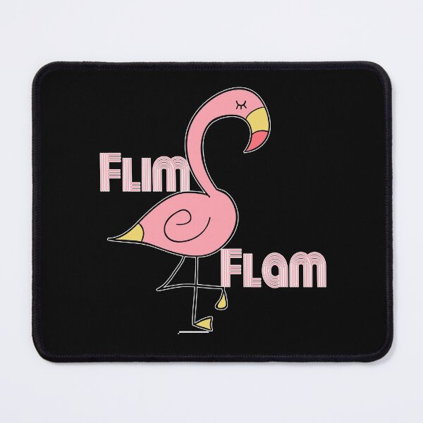Item preview, Flim Flam Retro Flamingo designed and sold by dreamofdenim.