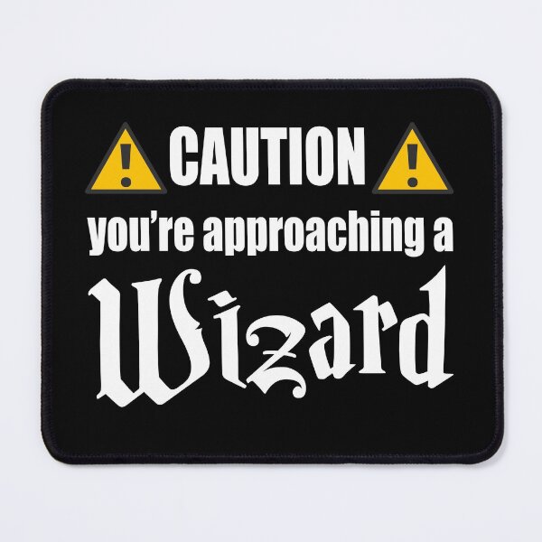 Item preview, Caution you're approaching a Wizard (Black) designed and sold by AlexVR.