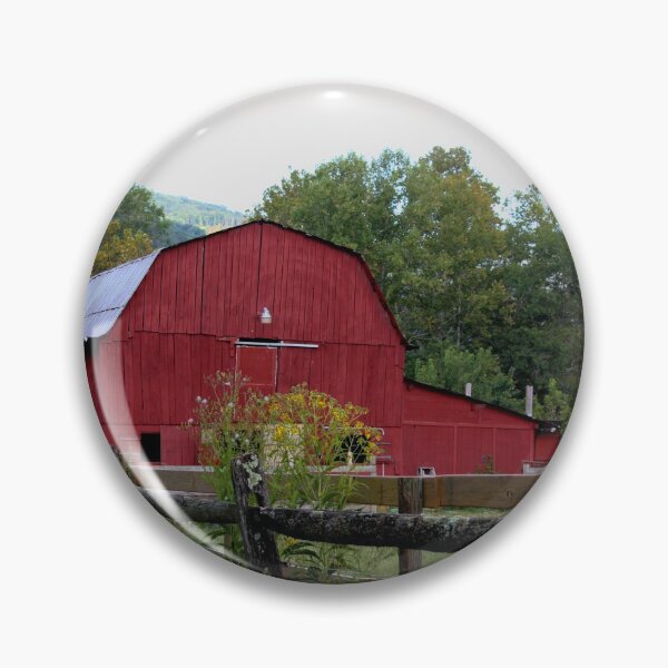 Item preview, Red Barn near North Fork River designed and sold by chstudios.