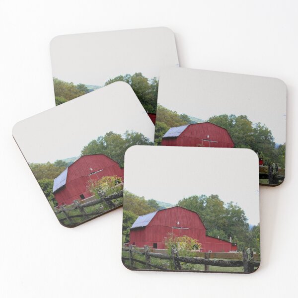 Item preview, Red Barn near North Fork River designed and sold by chstudios.