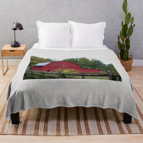 Item preview, Red Barn near North Fork River designed and sold by chstudios.