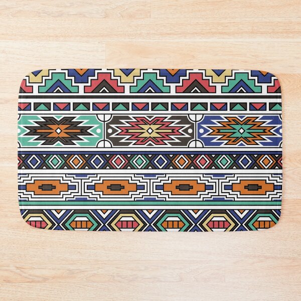 Item preview, Ndebele Fashion Tribal Pattern | African Style Geometry Art   designed and sold by Agmari.