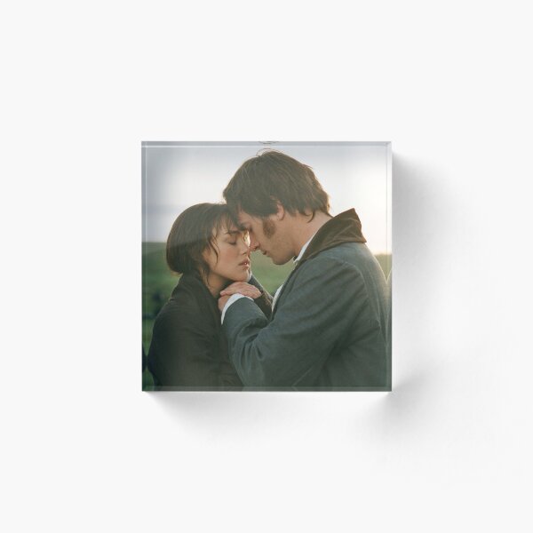 Mr Darcy and Elizabeth Bennet Pride & Prejudice Acrylic Block
