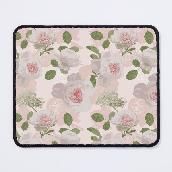 Item preview, Pale Pink Roses with Dara on Light Pink Background designed and sold by cozycaroline.