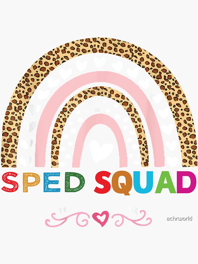SPED Squad Special Education Teacher funny gift | Sticker