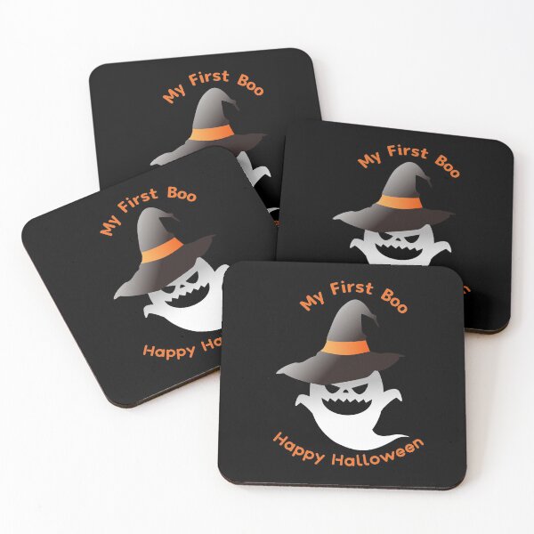 Item preview, My First Boo Happy Halloween designed and sold by WeTrieditatHome.