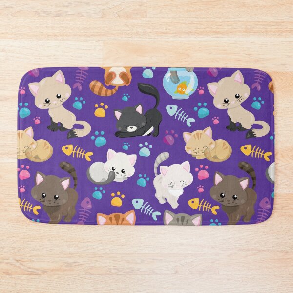 Item preview, Kawaii Cats Pattern designed and sold by TamGustam.