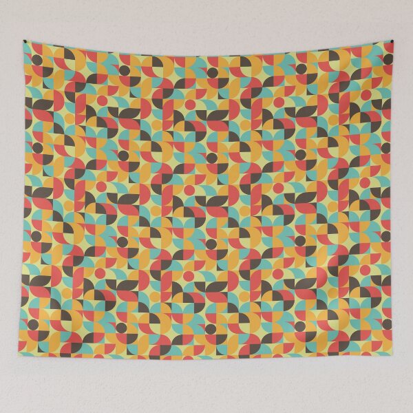 Item preview, 70s Retro Pattern - Flower Power Seventies designed and sold by ArtbyPau.