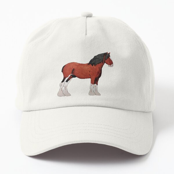 Vista previa del artículo con la obra «Clydesdale rojo», diseñado y vendido por Fave101.