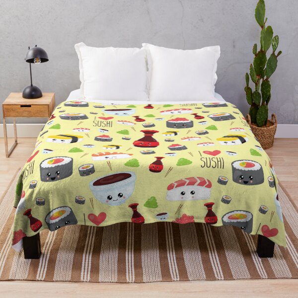 Item preview, Cute Kawaii Sushi Pattern designed and sold by TamGustam.