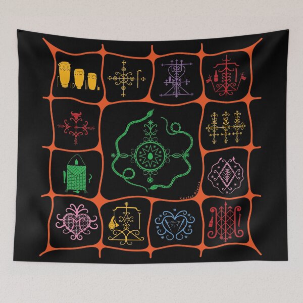 Item preview, Danmbala and Ayida Wèdo designed and sold by Kesler Pierre.