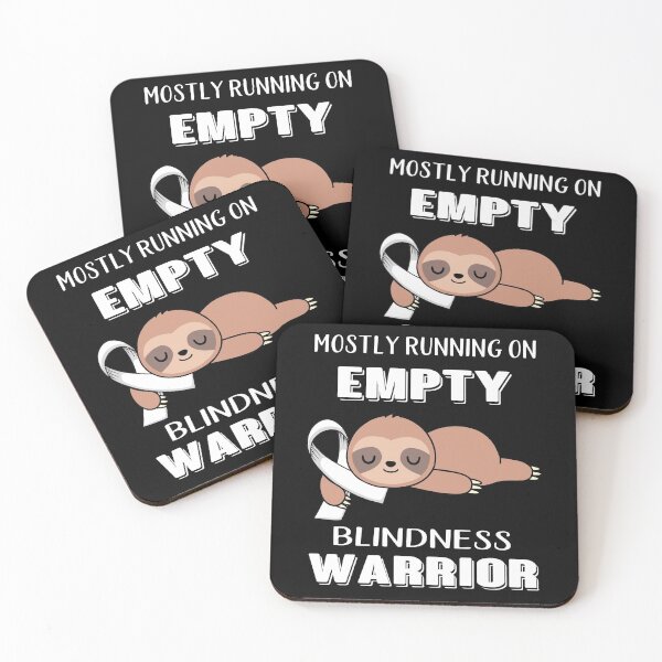 Item preview, Mostly Running On Empty Blindness Warrior designed and sold by Brad-FI.