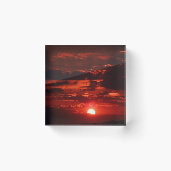 Item preview, Red sunset among clouds designed and sold by Adrplatinium.