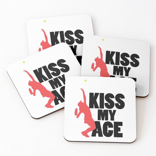 Item preview, Tennis Kiss my Ace - Tennis Player - Sports Athlete designed and sold by ArtbyPau.