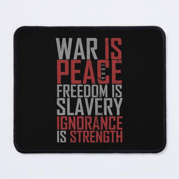 Item preview, War Is Peace Freedom Is Slavery 1984 (Worn Look) designed and sold by politicalamity.