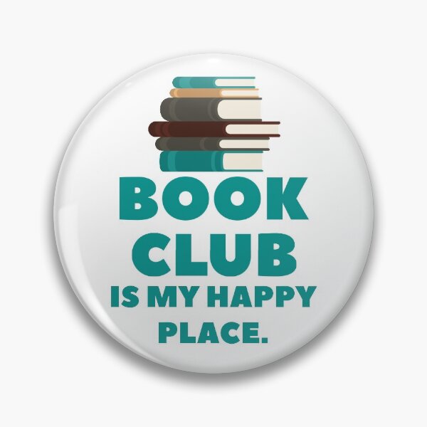 Item preview, BOOK CLUB IS MY HAPPY PLACE. designed and sold by BearsAreToys.