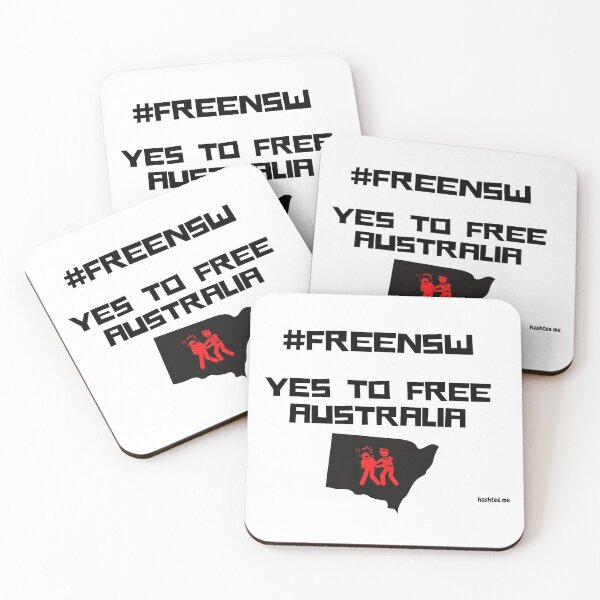 Item preview, #FreeNSW - Free Australia, TShirt, Hat, Bags, Mask, hashtag, Black Print designed and sold by hashteeme.