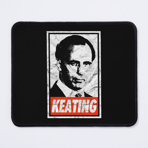 Item preview, Keating (Black Worn Look) designed and sold by politicalamity.