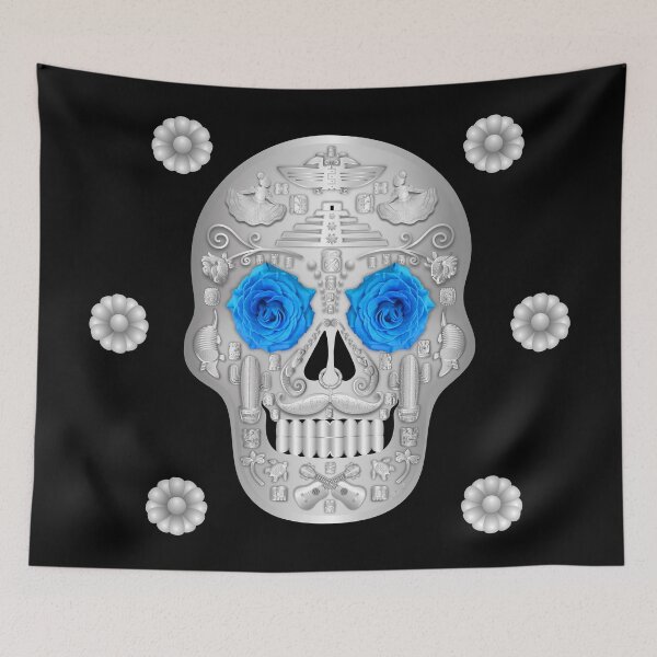 Item preview, Chrome Calavera (No Background) designed and sold by PhanieMilton.