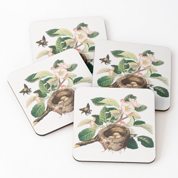 Item preview, Apple blossoms and bird's nest (1878) designed and sold by FindYouByZ.