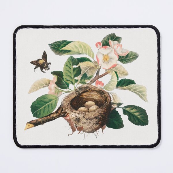 Item preview, Apple blossoms and bird's nest (1878) designed and sold by FindYouByZ.