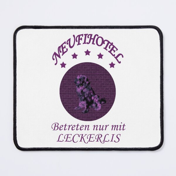 Item preview, Newfoundland dog purple Neufihotel treats designed and sold by Moonyflower.