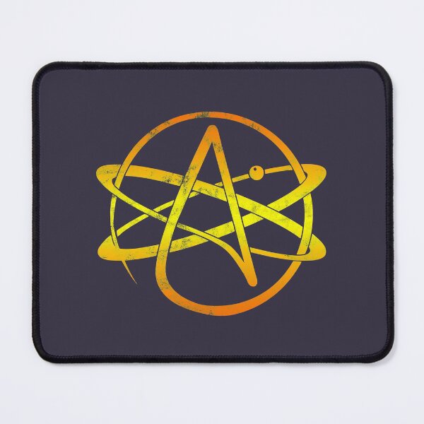 Item preview, Atheism Logo (Worn Logo) designed and sold by politicalamity.