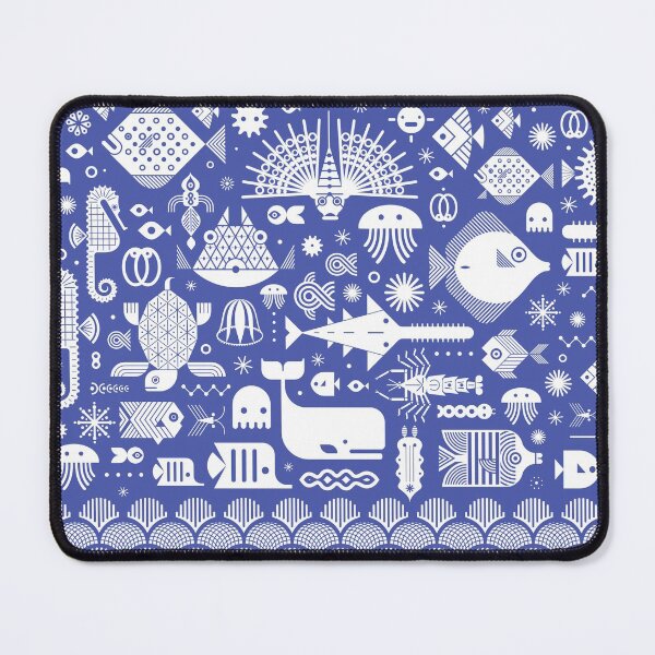 Item preview, sealife blue and white designed and sold by Scott Partridge.