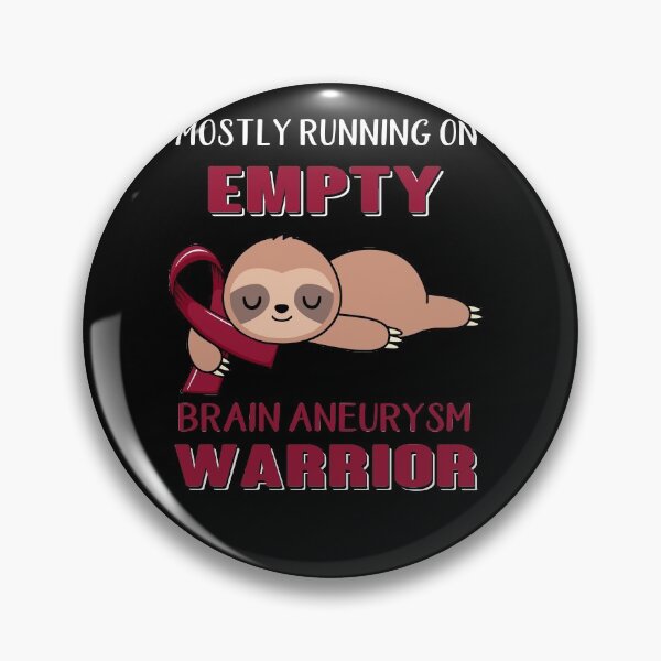 Item preview, Mostly Running On Empty Brain Aneurysm Warrior designed and sold by Brad-FI.