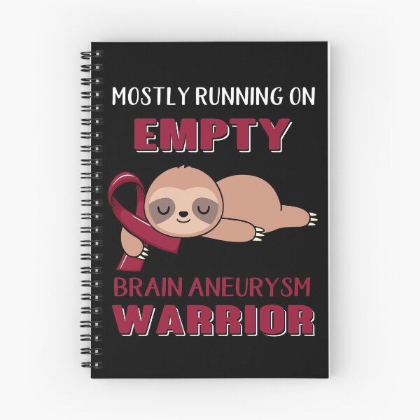 Item preview, Mostly Running On Empty Brain Aneurysm Warrior designed and sold by Brad-FI.