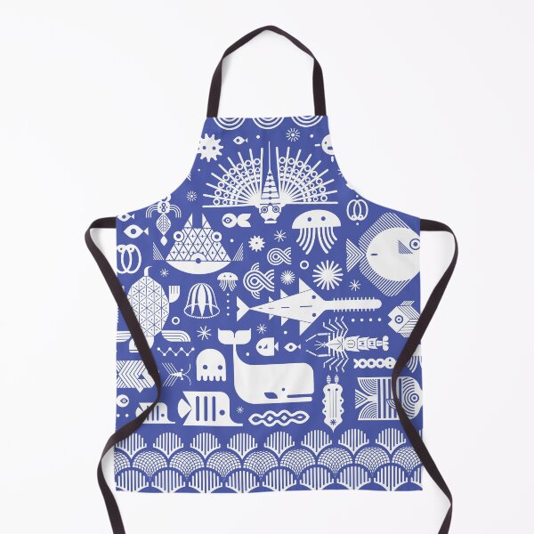 Item preview, sealife blue and white designed and sold by Scott Partridge.