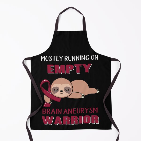 Item preview, Mostly Running On Empty Brain Aneurysm Warrior designed and sold by Brad-FI.