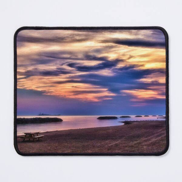 Item preview, Breakwaters at Sunset - Erie, PA designed and sold by Kathy Weaver.