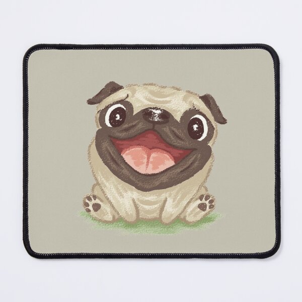 Item preview, Happy Pug designed and sold by Toru Sanogawa.