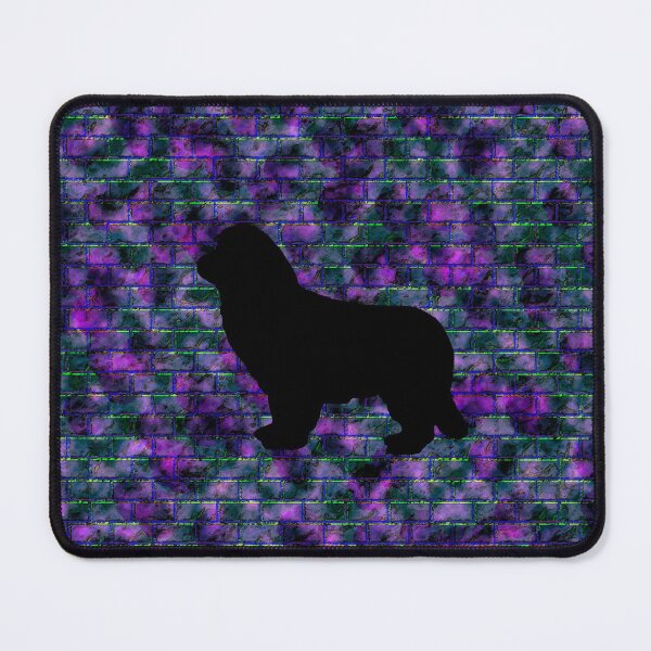 Item preview, Newfoundland Dog Black Colorful Wall designed and sold by Moonyflower.