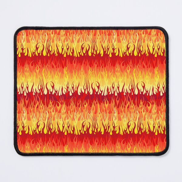 Item preview, Red Hot Rod Flames Pattern designed and sold by WickedRefined - Nicole Demereckis.