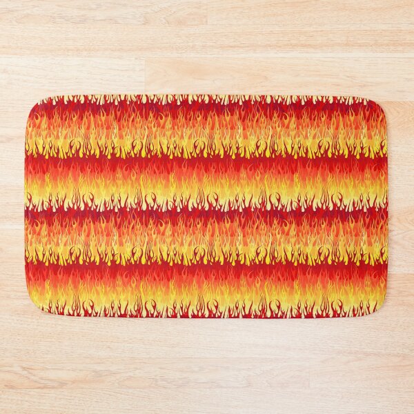 Item preview, Red Hot Rod Flames Pattern designed and sold by WickedRefined - Nicole Demereckis.