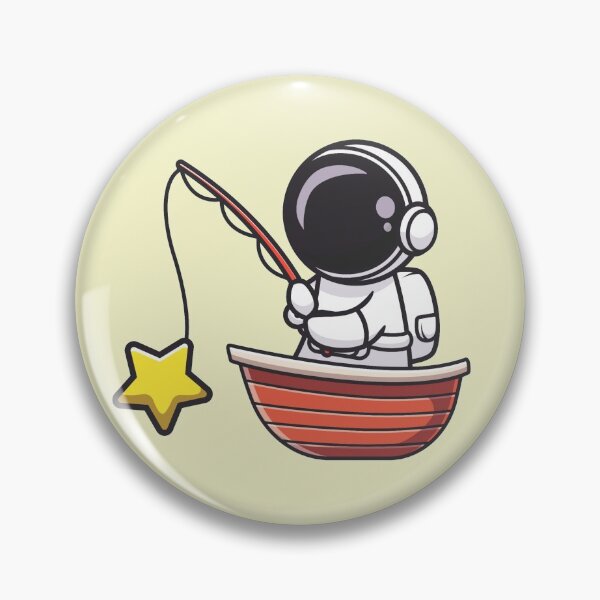 Item preview, Astronaut, Space Fishing designed and sold by AUGUSHOPTY.
