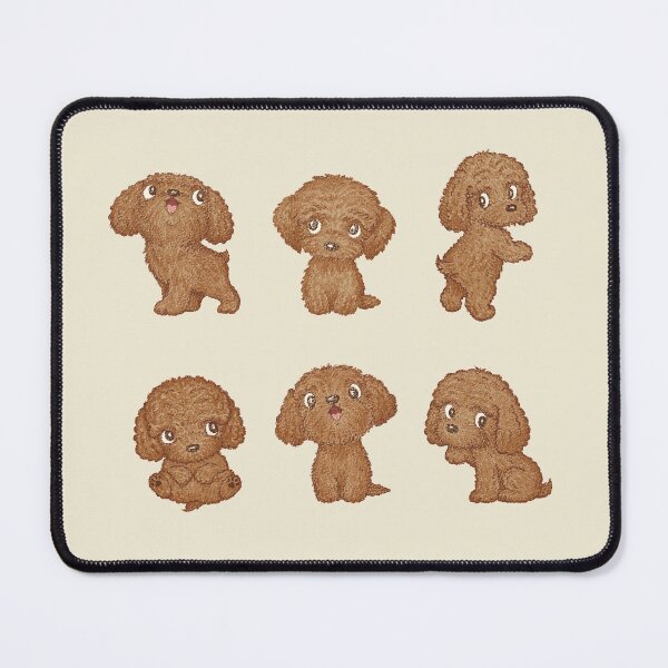 Item preview, Toy-Poodle of various poses designed and sold by Toru Sanogawa.