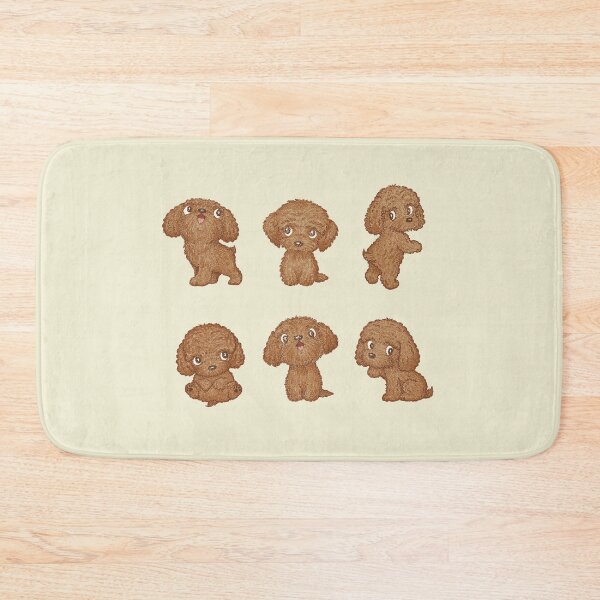 Item preview, Toy-Poodle of various poses designed and sold by Toru Sanogawa.