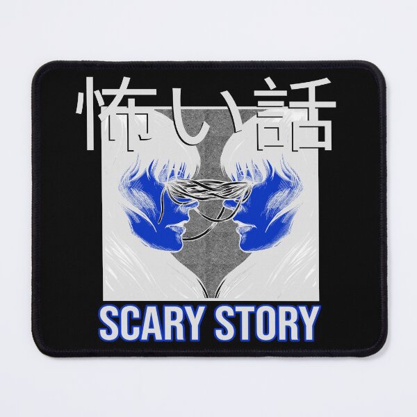 Item preview, Horror Manga Scary Story Japanese Kanji Calligraphy designed and sold by dreamofdenim.