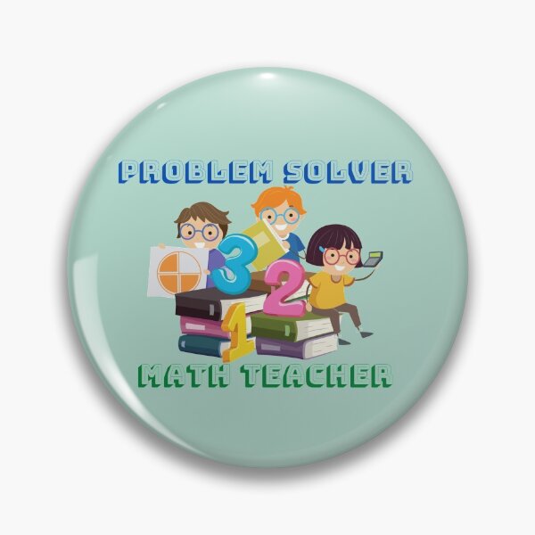 Item preview, Problem Solver - Math Teacher designed and sold by Palm-Pineapple.